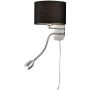 Trio HOTEL 271170202 Nástěnná lampa 2x43w/led+e14 3000k 310lm ip20