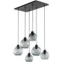 TK Lighting CUBUS GRAPHITE 2833 Závěsná lampa 6x60W/E27