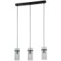 Italux Merto PND-40930-3B-BK Závěsná lampa 3x40W/E14 IP20