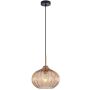 Italux Pansol PND-2940-1S-BRO-AMB Závěsná lampa 1x40W/E27 IP20