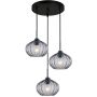 Italux Pansol PND-2940-3AS-BK-SG2 Závěsná lampa 3x40W/E27 IP20