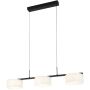 Italux Austis PND-02836-3-BK Závěsná lampa 1x24W/LED 3000K/4000K/6000K 3700lm IP20