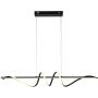 Italux Bastelo PND-24154-BK Závěsná lampa 1x40W/LED 3000K/4000K/6000K 3400lm IP20