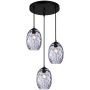 Italux Novala PND-3031-3A-BK-SG Závěsná lampa 3x40W/E27 IP20