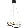 Italux Rumio PND-23917-BK Závěsná lampa 1x40W/LED 3000K/4000K/6000K 3400lm IP20