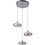 Italux Tenele PND-24028-3A-SILV Závěsná lampa 3x21W/LED 3000K 1300lm IP20