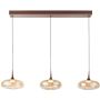 Italux Tenele PND-24028-3B-COPP Závěsná lampa 3x21W/LED 3000K 1300lm IP20