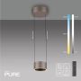 Paul Neuhaus PURE CLIPSE 2471-97 Závěsná lampa 2x5W/LED 2200-5000k 250lm ip20