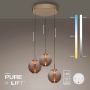 Paul Neuhaus PURE E-Infinity 2222-97 Závěsná lampa 3x7W/LED 2200-5000k 560lm ip20