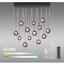 Paul Neuhaus PURE POPUP 2590-15 Závěsná lampa 13x3W/LED 2200-5000k 1550lm ip20