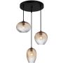 Italux Alias PND-3672-3A-BRO-AMB Závěsná lampa 3x40W/E27 IP20
