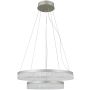 Italux Pantal PND-34533-2L-SILV Závěsná lampa 2x36W/LED 3000K/4000K/6000K IP20