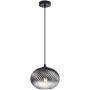 Italux Alias PND-3665-1-BK-SG Závěsná lampa 1x40W/E27 IP20