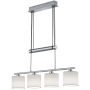Trio GARDA 305400401 Závěsná lampa 4x28w/e14 ip20