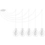 Sigma Lighting AURA 31097 Závěsná lampa 5x60W/E27