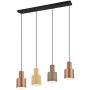 Trio AGUDO 319400417 Závěsná lampa 4x40w/e27 ip20