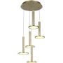 Italux Oliver MD17033012-5A GOLD Závěsná lampa 5x60W/LED 3000K 3360lm IP20