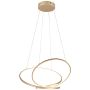 Trio DARVIN 349119179 Závěsná lampa 1x52w/led 2300+3000+4000k 6700lm ip20