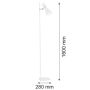 Argon LUKKA 3891 Stojací lampa 1x15W/E27 IP20
