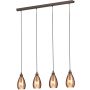 Eglo SIRACUSA 39507 Závěsná lampa 4x60W/E27 IP20