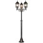 Trio VOLTURNO 405960328 Pouliční lampa 3x60w/e27 ip23