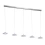 Milagro ELLIPSE ML415 Závěsná lampa 5x5W/LED