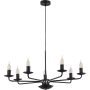 TK Lighting LIMAL 4613 Lustr 7x40W/E14