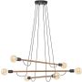 TK Lighting HELIX 4950 Závěsná lampa 6x15W/e27 IP20