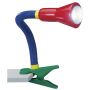 Trio FLEXO 5028010-17 Stolní lampa s klipem 1x18w/e14 ip20