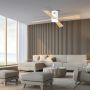 Zambelis CEILING FAN 19137 Ventilátor 15W/led 3000K, 4000K, 6000K 1500lm IP20