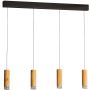 Fischer&Honsel SHINE-WOOD 61132 Závěsná lampa 4x5,26w/led 2700k 2552lm ip20