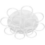 Altavola Design Ledowe okręgi LA078/CE_12_in_3k_white Stropní lampa 12x144W/LED 3000K 8600lm IP44