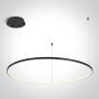 One Light Decorative 63150/B/W lampa wisząca 1x48W/LED 3550lm 3000K IP20