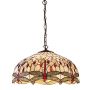 Endon DRAGONFLY BEIGE 64079 Závěsná lampa 3x60W/E27 IP20