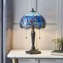 Endon DRAGONFLY BLUE 64090 Stolní lampa 2x60W/E27 IP20