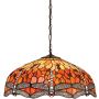 Endon DRAGONFLY FLAME 64082 Závěsná lampa 3x60W/E27 IP20