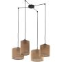 TK Lighting JUTA 6585 Stropní lampa 4x15W/E27