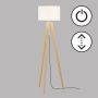 Fischer&Honsel SHINE-WOOD 40478 Stojací lampa 3x40W/E27 IP20