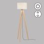 Fischer&Honsel SHINE-WOOD 40480 Stojací lampa 3x40W/E27 IP20