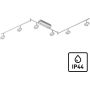 Paul Neuhaus SILEDA 6787-96 Bodové světlo 6x41W/LED 3000k 4500lm ip44