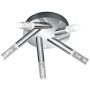 Trio BOLSA 682410506 Stropní lampa 5x3.1w/led 3000k 310lm ip44