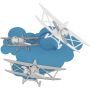 Nowodvorski PLANE III 6904 Stropní lampa 3x35W/GU10 IP20