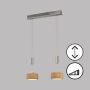 Fischer&Honsel SHINE-WOOD 61074 Závěsná lampa 2x9W/LED 2700K 1900 lm IP20