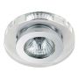Prezent ELEGANT GLASS FIX 71005 Dekorativní vestavěný reflektor 1x50W/GU10 IP20