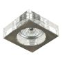 Prezent ELEGANT GLASS FIX 71009 Dekorativní vestavěný reflektor 1x50W/GU10 IP20
