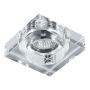 Prezent ELEGANT GLASS FIX 71011 Dekorativní vestavěný reflektor 1x50W/GU10 IP20
