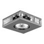 Prezent ELEGANT GLASS FIX 71027 Dekorativní vestavěný reflektor 1x50W/GU10 IP20
