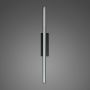 Altavola Design Linea No.1 LA089/W_38,5_3k_black Nástěnná lampa 1x9W/LED 3000K 540lm IP44