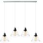 Altavola Design NEW YORK LOFT LA034/CL4_chrom Závěsná lampa 4x40W/E27 IP20