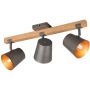 Trio BELL 801900367 Bodové světlo 3x25w/e14 ip20